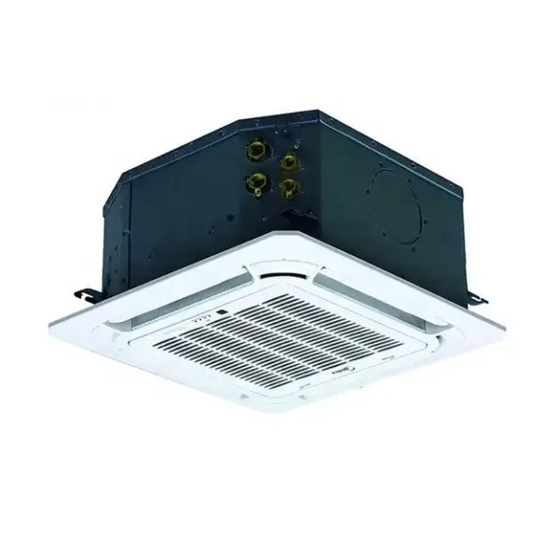 Quality 360 Degree Compact Four Way FCU Fan Coil Unit Cassette Chilled Water Heating System 300 To 500CFM wholesale