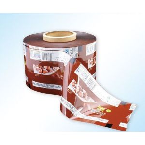2 Layers VMPET Plastic Film Roll For Food Packaging Polyethylene Wrapping For Cake