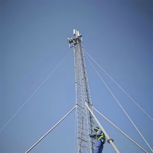 Radio 4g 5g Isp Carbon Steel Communication Lattice Guy Mast Tower Triangular