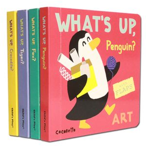 Cheap 6″X6″ Children Board Book Printing Four Volumes Of Picture Board Books for sale