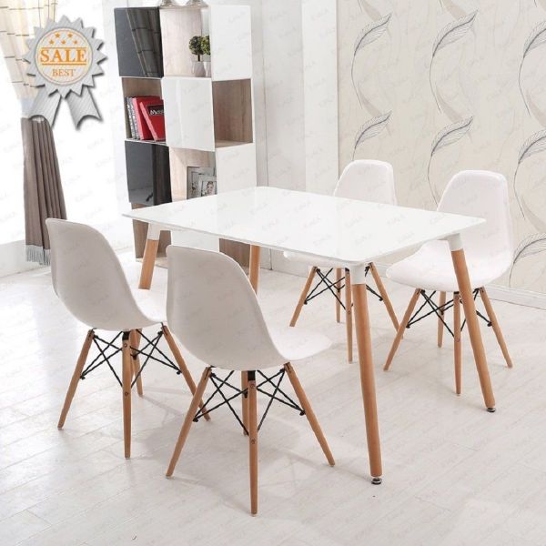 Modern Art Design Dining room Furniture Simple Metal Dining Table Set Chair and