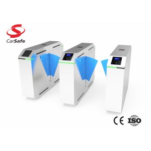 Cheap Slim Pedestrian Turnstile Gate Quick And Quiet Speed Gate Turnstile for sale