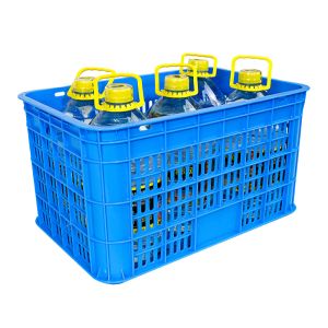 Stackable Plastic EURO Box Crates for Easy Transportation and Large Storage