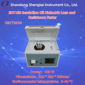 Insulation Oil Dielectric Loss And Resistance Tester SH115B High Frequency