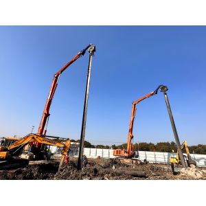 Excavator Mounted Pile Driver Hydraulic Power Source Excavator Final Drive Motor