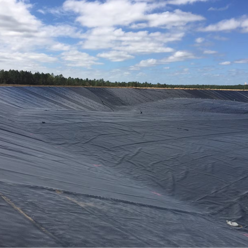 Hard Black Liner Hdpe Waterproof Pond Liner Geomembrane Polyethylene Factory