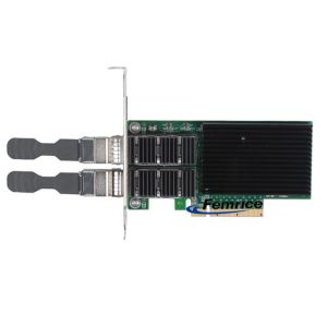 Femrice 40Gbps Dual Port Gigabit Ethernet PCIe x8 Server Adapter Intel X710
