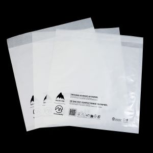 Custom 100% Transparent Cellophane Bags With High Texture And 35 Or 50gsm