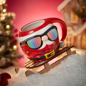 Support Room Space Selection 3D Ceramic Mug With Ergonomic Handle Christmas