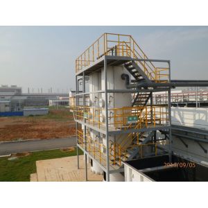 Cheap Layered Cylindrical Activated Carbon Adsorption Tower Airflow Distribution for sale