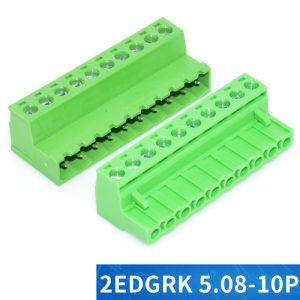 5.08mm Pitch PCB Pluggable Screw Terminal Blocks Docking Socket Plug 300V 15A