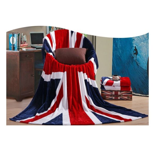 Customized Soft Digital Printing Polyester Fleece Blanket For All Seasons