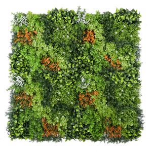 Faux Artificial Flower Grass Wall Panels Decoration Outdoor With High Simulation