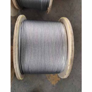 6x19S FC 6mm Galvanized Steel Wire Rope for ing Lifting and Drawing Applications