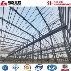 Strong stability galvanized portal steel frame structure warehouse building