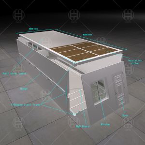 zontop prefabricated portable home Luxury Modern Design Foldable Container House