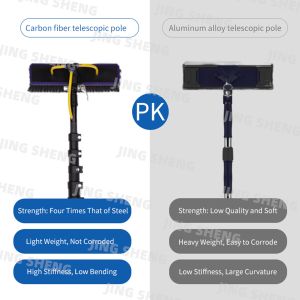 45ft Carbon Fiber Window Cleaning Pole for High-rise windows Easy to use, custom