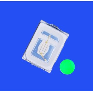 Cheap SMD LED Diode SMD2016 2.0x1.6mm Green Color 520nm - 525nm 8-10LM 120deg Transparent Lens for sale
