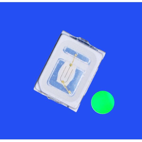 SMD LED Diode SMD2016 2.0x1.6mm Green Color 520nm - 525nm 8-10LM 120deg