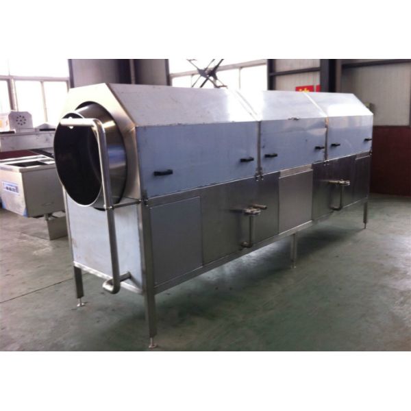 Quality Rotary Rolling Drum Clean Machine , Fruit Vegetable Washing Equipment ISO Marked wholesale