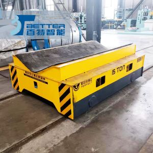 20ton Factory Railway Electric Transport Transfer Cart for Steel Pipe Handling