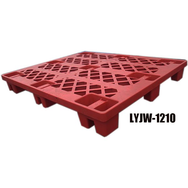 Quality SGS Custom Plastic Pallet Virgin Anti Impact HDPE Pallets Red wholesale
