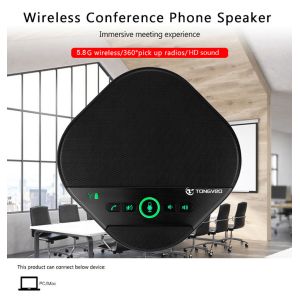 FCC CE 3.5mm Conference Table Speakerphone USB Omnidirectional