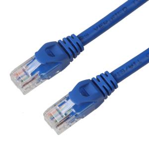 Cheap 24AWG Blue Cat6 Patch Cord BC7/0.2 UTP PVC Jacket With 8P8C Connector for sale