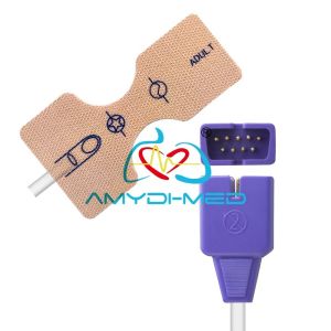 Disposable Neonatal Adult Spo2 Sensor 0.9M With Adhesive Tape And Shelf Life Of