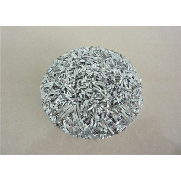White Knitted Aluminum Foil Mesh Dia118mm Length Customized For Auto