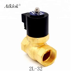 Brass DN32 1-1/4 220v ac Steam Solenoid Valve for Steam Cleaner