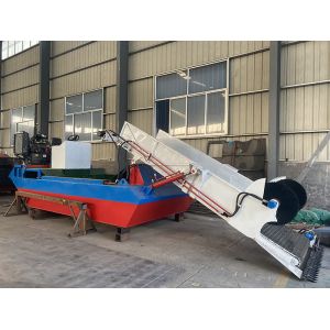 Cheap 4 CBM Capacity Water Hyacinth Harvester 5km/h For River Waterweed Harvesting for sale