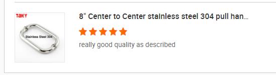 Luxury H Type Stainless Steel Entrance Frameless Door Handles Lockable Glass Door Handle