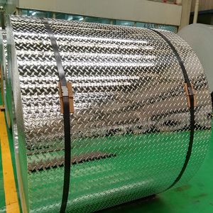 China 1000 Series Reflective Aluminum Checkered Plate Mirror Aluminum Diamond Plate Coil on sale