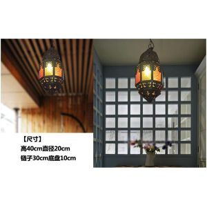 Bohemia Black coffee shop pendant lights Southeast pot color bar garden pendant