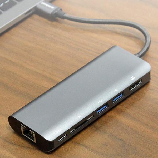 USB Hub 6-Port USB 3.0 Ultra Slim Data Hub for computer, Mac Pro / mini with Micro USB Charging
