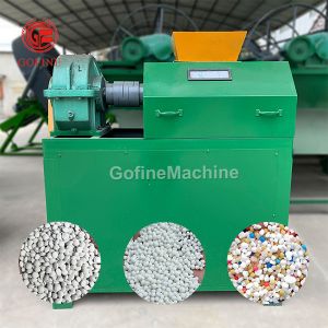 NPK Compound Fertilizer Double Roller Fertilizer Granulator No Drying 1-2T/H