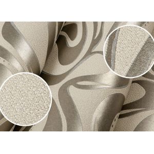 Champagne Foam Modern Removable Wallpaper With Geometric Pattern