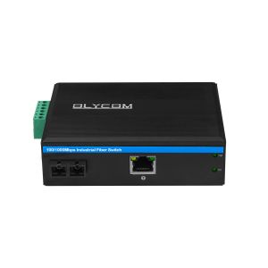 Cheap 60KM Industrial PoE Media Converter Gigabit Ethernet SC Fiber Duplex Unmanaged Mini Size for sale