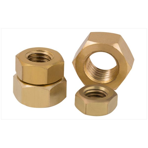 DIN934 Brass Hex Nut Cheap Price Metric Thread Brass Hexagon Nut