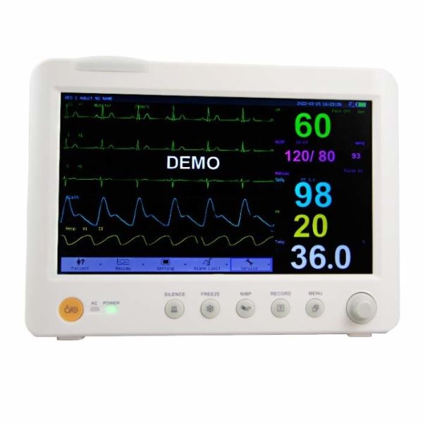 Quality Support Multi Language 10 Inch Vital Sign Monitoring System Portable Patient Monitor wholesale