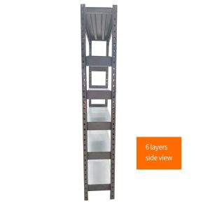 Adjustable Layer Height 6 Tier Boltless Shelf Unit with Corrosion Protection