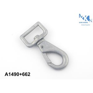 Versatile Bag Snap Hook With Antique Bronze , Matt Silver Plating