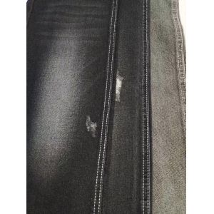 11.5OZ BLACK/WHITE Non-Stretch 65%Cotton Denim Fabric With 7*10 Construction For