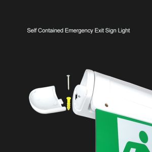 270V 4watt LED Emergency Exit Sign Charge Time 24 Hours