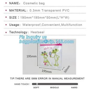plastic bag with zip lock for cosmetic, slide lock poly bag, standing up zip