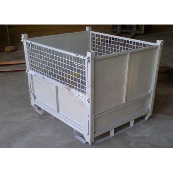 Quality Powdercoating storage Mesh Collapsible Pallet Cage Stillage Heavy Duty wholesale