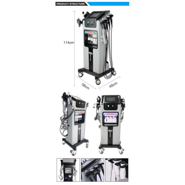 Multifunction Vertical Oxygen Therapy Facial Jet Peel Machine Hydro Dermabrasion Beauty Equipment