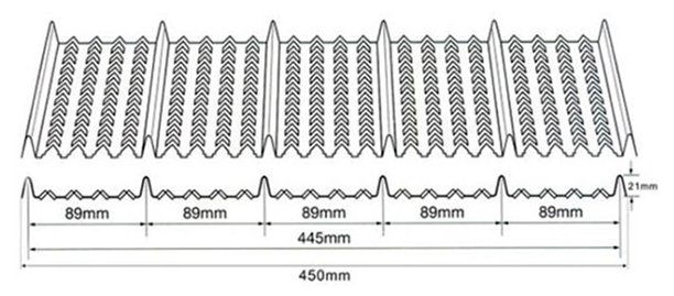 0.11-0.45mm Thickness Stucco Wire Mesh Galvanized Steel High Rib Lath