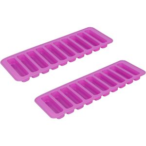 Non Stick 10 Half Cylinder Cavities Ice Cube Silicone Moulds Silicon Cake Mold